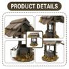 1 12 Scale Dollhouse Accessories, Wooden 1 12 Scale Dollhouse Furniture Corridor Well with Rotating Handle, Lifting & Raising Bucket, 1 12 Scale AccessoriesChairs & Seats view 3