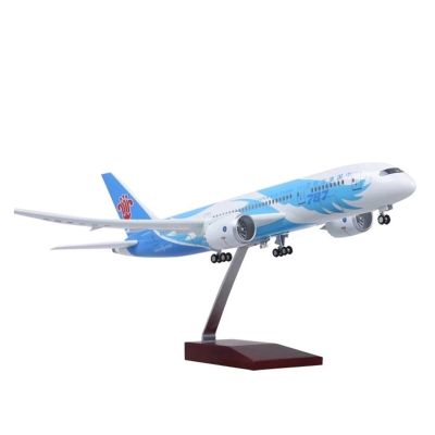 LIUSANGLIU Scale Aircraft 43CM 1:130 for China Southern Airlines B787 787 Aircraft Model with Wheel Lamp Resin Aircraft Suitable for Display(No Light)
