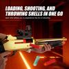 30 Inch Manual Loading Soft Bullet Shotgun, Foam Blaster Soft Dart Blaster with 50 Darts, Shell Ejecting Airsoft Shotgun for 15+ Years Old Outdoor Play, Gifts for Christmas Birthday Halloween view 3