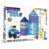 Magna-Tiles Police Station 35-Piece Magnetic Construction Set, The Original Magnetic Building Brand view 1