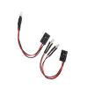 2Pcs LED Light for Axial Scx24 Remote Control Car, White Light, with 4LED, Operating Voltage 5to9V, for Simulation Increase view 4