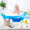 WELLDAY Watercolor Giraffe Baby Washcloths, 3 Pack of Cotton Newborn Washcloths, Extra Soft & Ultra Absorbent Muslin Washcloths Baby, Unisex 12 X 12 in view 4