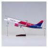 LIUSANGLIU Scale Aircraft 47 cm 1/80 for A320NEO Wizz Air Aircraft Model with Lights and Wheels die-cast Resin Aircraft Suitable for Display(No Light) view 2