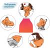 Rose Red Gradient High Stretchy Car Seat Cover for Babies Multi Use Carseat Canopy Cover Nursing Cover for Breastfeeding Baby Stroller Cover for Girls Newborn Boys view 3