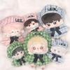 niannyyhouse 10cm 15cm 20cm Plush Doll Clothes Hat Poncho Shawl Sets Dolls Dressup (Green, 10cm) view 4