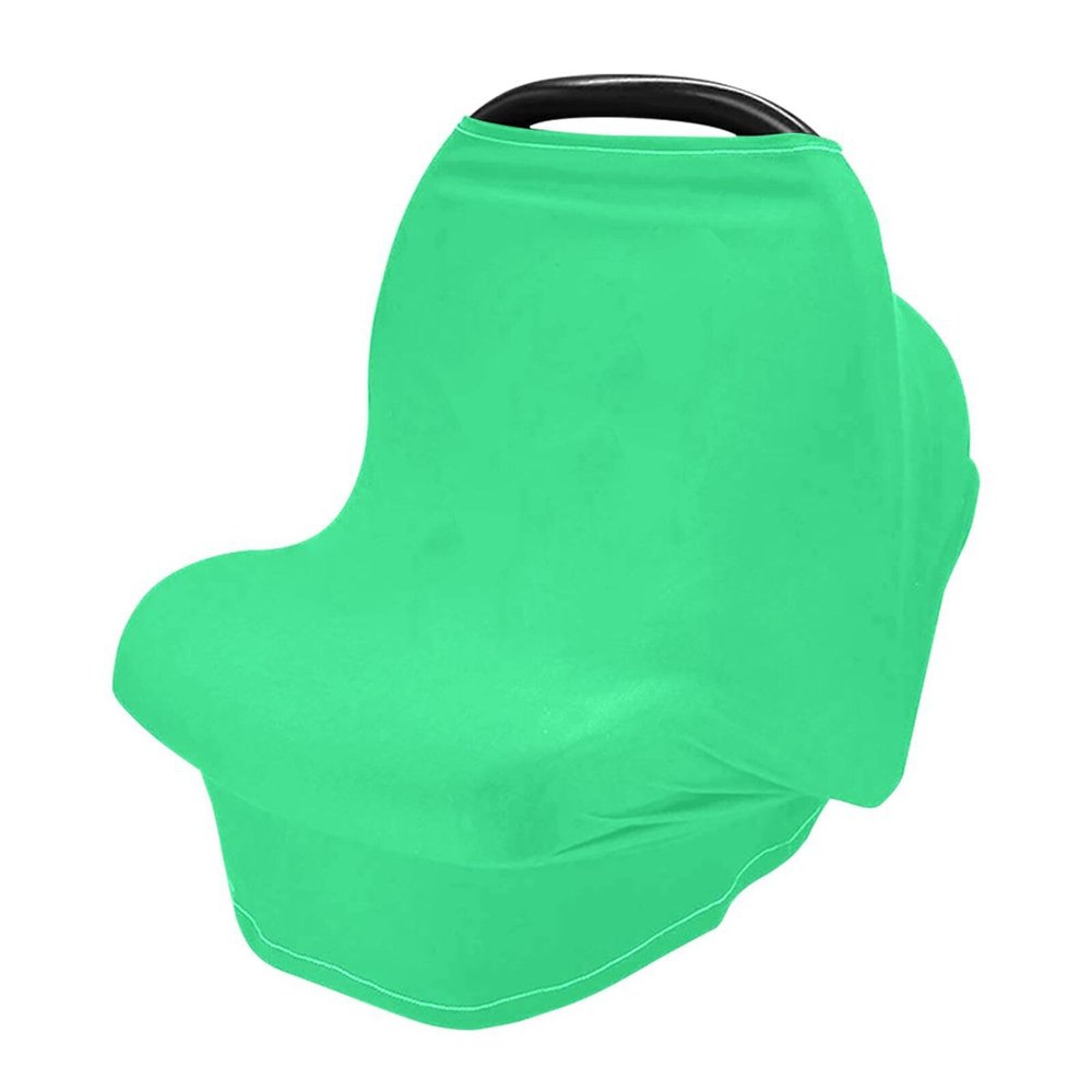 Bright Green High Stretchy Car Seat Cover for Babies Multi Use Carseat Canopy Cover Nursing Cover for Breastfeeding Baby Stroller Cover for Boys Girls Newborn