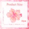 Spring Flower Hair Clips,20Pcs Cherry Blossoms Alligator Clips,Pink Floral Hairgrips for Women,American Sakura Festival Hair Accessories for Girls Children view 2