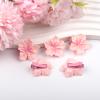 Spring Flower Hair Clips,20Pcs Cherry Blossoms Alligator Clips,Pink Floral Hairgrips for Women,American Sakura Festival Hair Accessories for Girls Children view 4