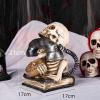 KMHHAG Skull Phone Halloween Props Retro Nostalgic Model Movie Shooting Bar Tabletop Decoration view 4