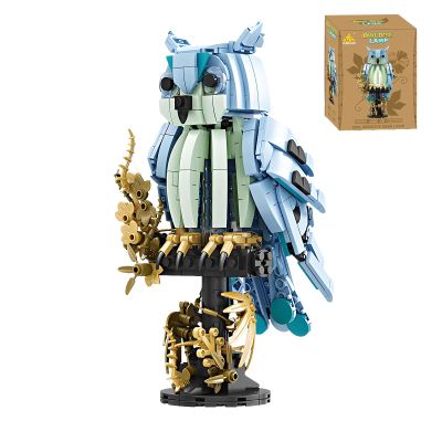 APENGBAOL Ideas Magic World Owl Flower Animal Building Set, Owl Creative Desk Lamp,Collectible Harry Bird Model,Gifts for Adults or Teens Kids 8+ (1288 Pieces)