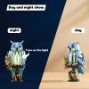 APENGBAOL Ideas Magic World Owl Flower Animal Building Set, Owl Creative Desk Lamp,Collectible Harry Bird Model,Gifts for Adults or Teens Kids 8+ (1288 Pieces) view 2
