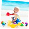 ADOCARN 16pcs Boy Girl Beach Sand Shovel Lightweight Digging Toys for Toddlers Age for and Building view 4