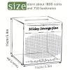 10k Smash Box for Money, Smash Box for Saving Money Box for Cash Saving, Acrylic Clear 10k Savings Challenge Smash Box, Transparent Large Unbreakable Piggy Bank, Must Break to Open view 4