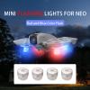 Drone Night Flight Warning Light for DJI NEO,Mini Signal Flash Light Anti-Collision Navigation Lamp for DJI NEO (4 PCS) view 2