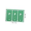 ORFOFE 5pcs Toy Racing Car Parking Space Stickers Easy to Apply Removable Wall Decals for Boys and Girls Playroom Decor Fun Transport Stickers for Miniature Scenes view 2