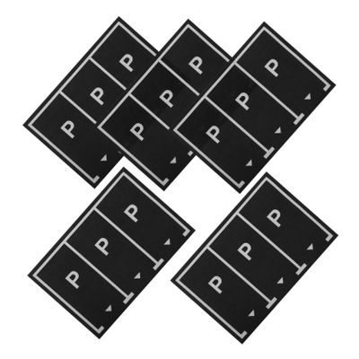 FOYTOKI 5pcs Transport Wall Decals Toy Car Parking Space Decor Boys and Girls Stickers Boy Girl Decorative