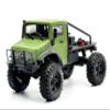 HOBBYPLUS CR-18P V3 Brushless Rushmore in T-Hunter - Matte Green - 1/18 Scale RC Truck Crawler with Off-Road RC Trucks Features, Portal Axles & Metal Gears - RTR, 2S/3S LiPo Compatible (1810418-V3) view 1