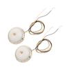 2pcs Dollhouse Ceiling Lamp Miniature Doll House Round Doll House Opening Decoration Window Light Candle Holder Model Lamp Doll House Mini Statues Miniature LED Lights for Models Gogogmee view 1