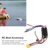 Alomejor RC Boat ESC, Dual Channel Drainage, Brushless ESC Speed Controller for 450mm Boat, Convenient view 2