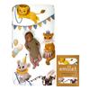 100% Cotton Fitted Crib Sheet  Carnival Fun Circus Theme Nursery Bedding, Colorful Baby Crib/Toddler Sheet (Standard Size) view 1