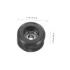 BIUDECO 4pcs Finger Skateboard Wheel Handmade Roller Skates Roller Toy Desk Game for Boys and Girls Adults view 2