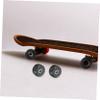 BIUDECO 4pcs Finger Skateboard Wheel Handmade Roller Skates Roller Toy Desk Game for Boys and Girls Adults view 3