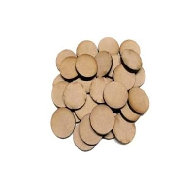 130mm Round Base (x2) MDF Wooden Laser Cut FAST SHIPPING US SELLER