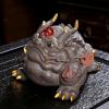 Golden Toad Tea Pet Figurine, Wealth-Attracting Tea Toy, Tea Table, Tea Tray, Kung Fu Tea Set, Zen Tea Accessories-shape1 view 1
