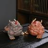 Golden Toad Tea Pet Figurine, Wealth-Attracting Tea Toy, Tea Table, Tea Tray, Kung Fu Tea Set, Zen Tea Accessories-shape1 view 3
