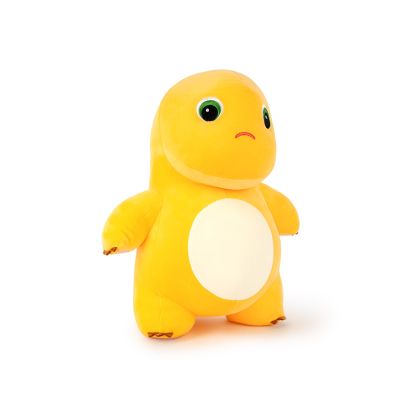 Adorlynetty Nailong Dinosaur Stuffed Animal,9 Cute Yellow Dinosaur Plush Soft Dino Stuffed Animals Dino Plushie Toys for Boys Girls Kids Baby Toddlers Angry