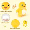 Adorlynetty Nailong Dinosaur Stuffed Animal,9 Cute Yellow Dinosaur Plush Soft Dino Stuffed Animals Dino Plushie Toys for Boys Girls Kids Baby ToddlersHappy view 4