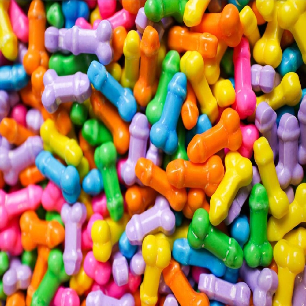Perfect Rainbow Peckers Naughty Sprinkles, Funny Bachelorette Party Decorations, Risque Cake Toppers, Adult Gag Gift (1oz Bag)