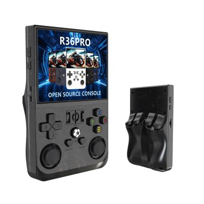 2025 R36 Pro 3.5inch IPS 64GB 18000+ Games Video Handheld Game Players 4000mAh OS Linux System Hand Retro Game Console R36s Pro