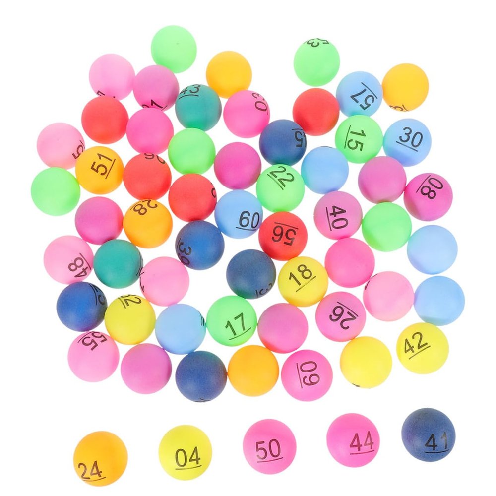 Toddmomy 70pcs for Raffle and Bingo Games Plastic Draw for Home Parties Celebrations and Lottery Activities