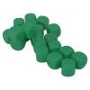 20pcs Plastic Dice in 16mm Corner Rounded Dec Pains Party Game Board Toy (Green) view 2