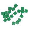 20pcs Plastic Dice in 16mm Corner Rounded Dec Pains Party Game Board Toy (Green) view 3