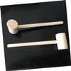 TOYANDONA 24pcs Mini Wooden Crab Hammers for Boy Girl Lightweight Craft Tools Educational Toy for Creative Play for Party Activities and Handmade Projects view 3
