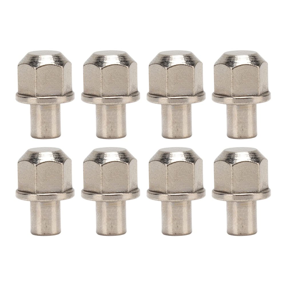 8Pcs RC Hex Wheel Hub Nut, Universal 12mm Drive Adaptor Extension Column Stainless Steel, for SCX10, D90, GEN8