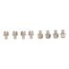 8Pcs RC Hex Wheel Hub Nut, Universal 12mm Drive Adaptor Extension Column Stainless Steel, for SCX10, D90, GEN8 view 2
