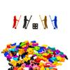 BoardGameSet 10PCS Hoplite Standing Meeple | Board Game Pieces Accessories Meeples, Purple view 1