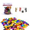 BoardGameSet 10PCS Hoplite Standing Meeple | Board Game Pieces Accessories Meeples, Purple view 3