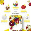 100% Cotton Fitted Crib Sheet, Sweet Treats Dessert Theme, Soft Baby Nursery Bedding for Standard Crib Mattress 52 x 28 in view 3