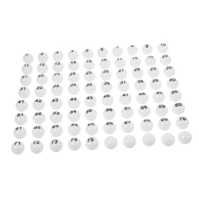 MUSISALY 75pcs Activity Party Numbered Lottery Game Props for Raffles Drawings Lightweight Design for for Celebrations Events