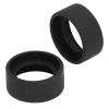 2 Pcs Stereo Microscope Eyepiece Eyeshields Rubber Clear Comfortable Material with 44mm Diameter Suitable for 40-42mm Interface Flat Angle Easy Replacement view 2