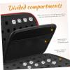 BCOATH Dice Bag Pockets Dice Storage Bag Zipper Case Secure for Table Game Accessories view 3