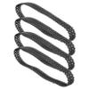 Hohopeti 4pcs Remote Control Tank Tracks DIY Tank Tracks Kit for Robot Building Hobby Rc Car view 1
