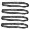 TOYANDONA 4pcs Rubber Tank Tracks for DIY Robot Models Replacement Tracks for Remote Control Tank Toys Traction Various Terrains for Projects view 1