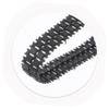 TOYANDONA 4pcs Rubber Tank Tracks for DIY Robot Models Replacement Tracks for Remote Control Tank Toys Traction Various Terrains for Projects view 4