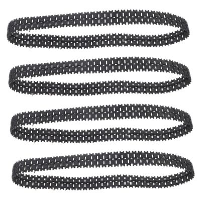 ORFOFE 4pcs Flexible Car Track DIY Tank Tracks Smooth Surface for Remote Control Tanks