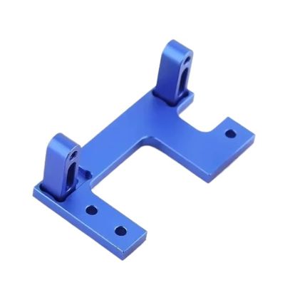 RC Car Accessories Compatible with Tamiya for Scania for King for Hauler 1/14 RC Semi Tractor Truck Tipper Upgrades Parts Metal Steering Servo Mount SR-0133(Blue)